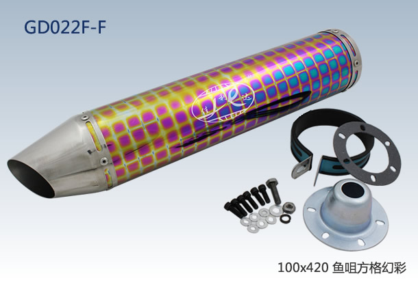 100X420 FISH HEAD GRID FLAME