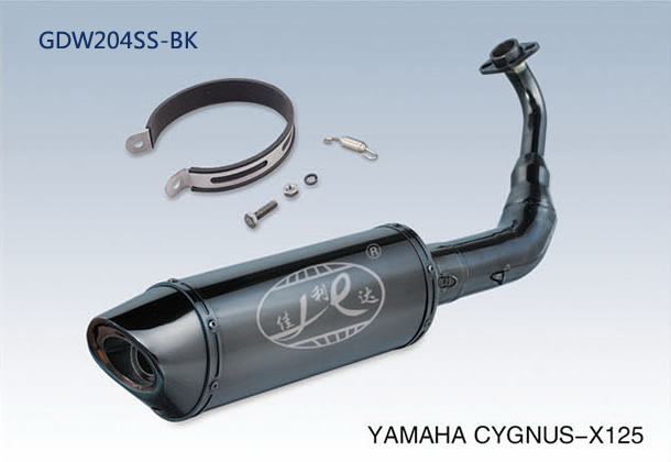 YAMAHA CYGNUS-X125 BLACK STAINLESS STEEL